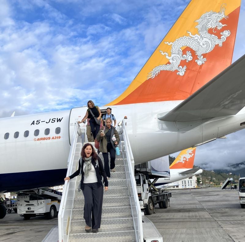 drukair_plane_arrival